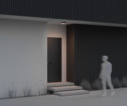 Уличный потолочный светодиодный светильник Maytoni   O431CL-L30B3K