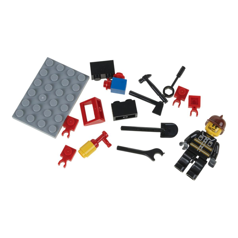 Конструктор блочный "Городские службы" 22эл. коробка XP93408