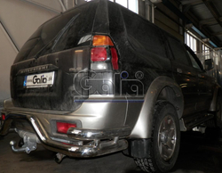 Фаркоп оцинкованный Galia M057A для Mitsubishi Pajero Sport 1998-2008(паспорт и сертификат в комплекте)(без электрики)