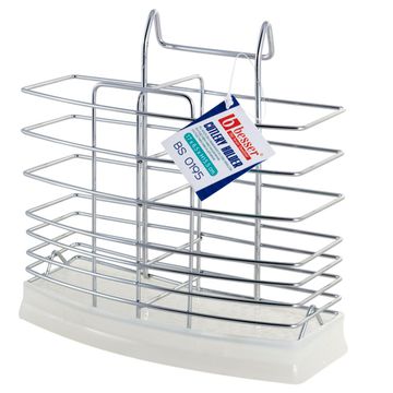 Подставка навесная для ложек и вилок Besser BS-0195 из хромированной стали