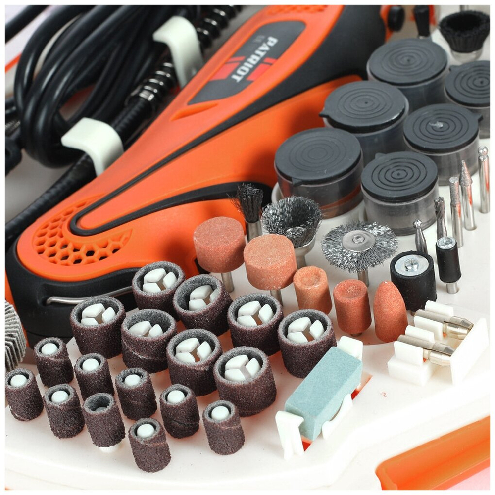 Гравер электрический PATRIOT EE 111 с гибким валом, 140Вт, 10000-32000 об/мин (150301055)