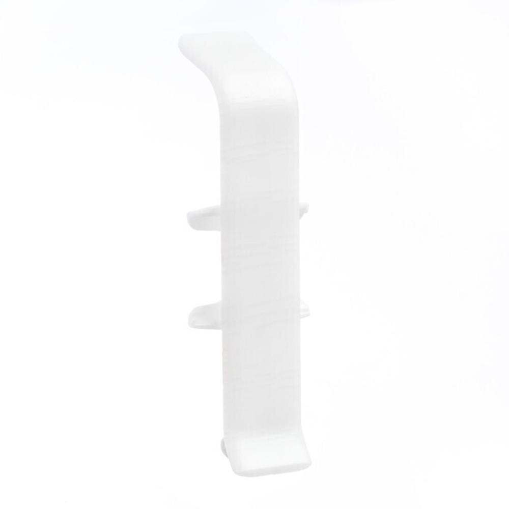 Соединитель для плинтуса 70мм "Деконика", 001 Белый