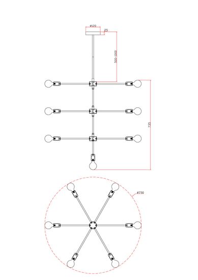 Люстра Freya FR5338PL-07B