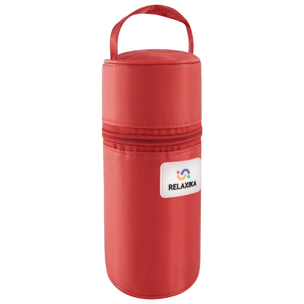 Термос Relaxika 102 (0,75 литра) в термочехле, стальной