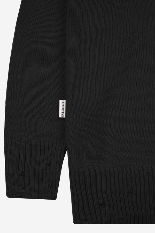 Свитер Distress Sweater черный - фото 3