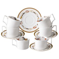 ЧАЙНЫЙ НАБОР LEFARD "PASSAGE" НА 4 ПЕР. 8 ПР 280 МЛ (КОР=8НАБ.)