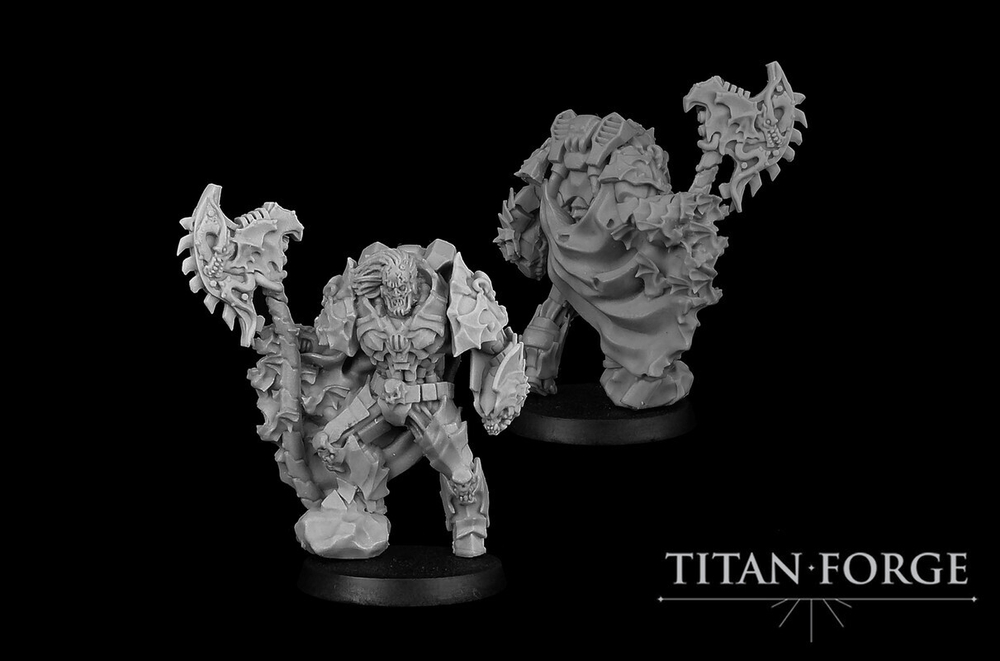 Armies of Chaos Khorne Berzerkers 1 шт. миниатюра для dnd, днд, pathfinder, фентези, Настольная игра, НРИ, Варгейм, РПГ