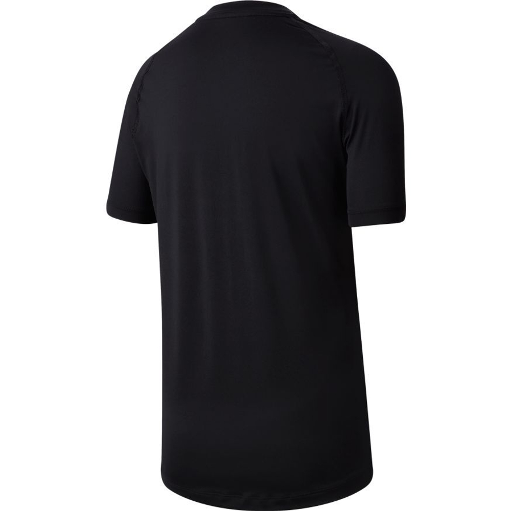 Детская теннисная футболка Nike Pro SS FTTD Top - black/white