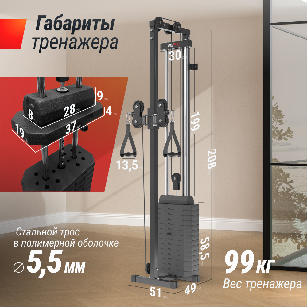 Кроссовер UNIX Fit Station 67 (один блок)