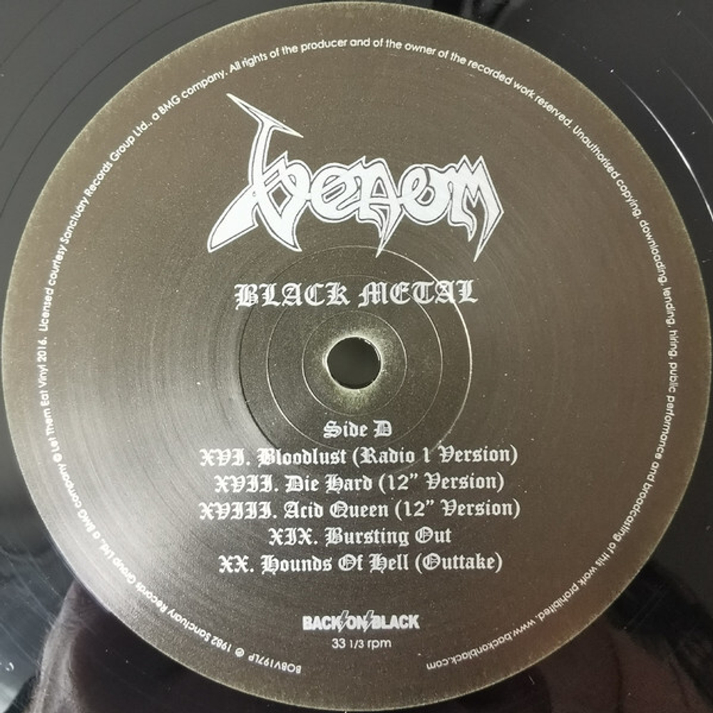 Venom / Black Metal (2LP)