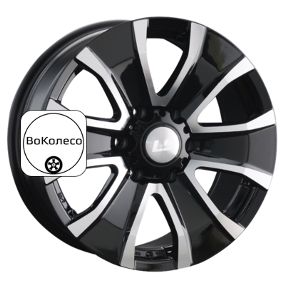 8x18/6x139,7 ET36 D100,1 953 BKF (конус, Колпак+лого) LS