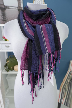 Шарф полосатый