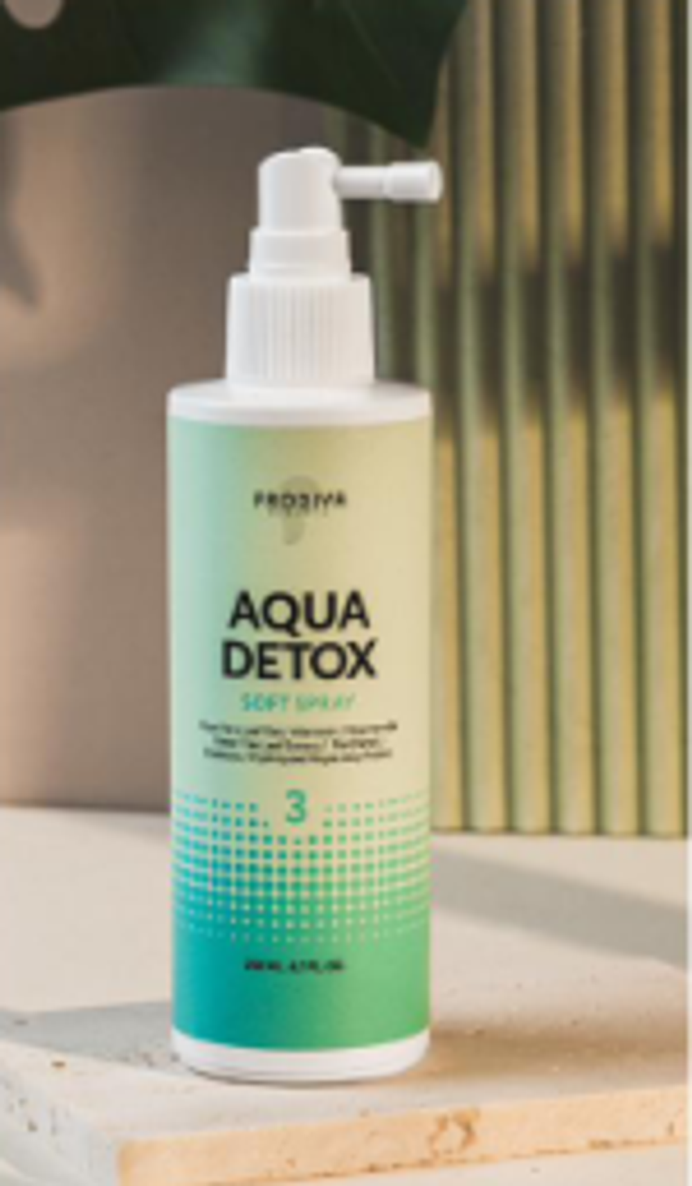 Prodiva Aqua Detox 3 Детокс спрей для чувствительной кожи головы смягчающий Soft Spray