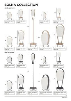 Solna 72см, лампа антрацит, алюминий/полимер