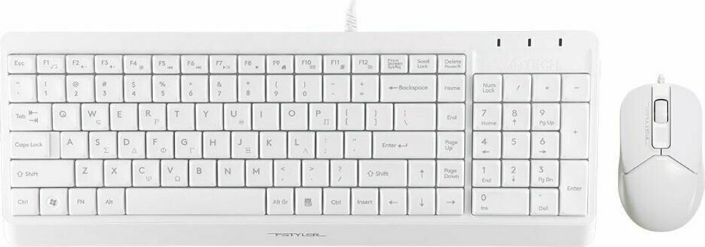 Клавиатура A4Tech Fstyler F1512S белый