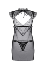 Полупрозрачная кружевная комбинация Luscious (Размер: S-M-L) (Цвет: черный)