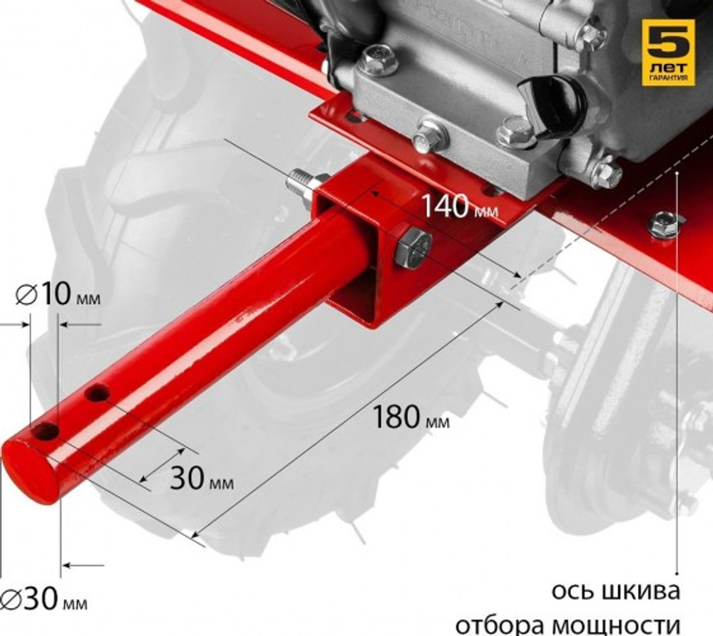 Мотоблок ЗУБР МТБ-300