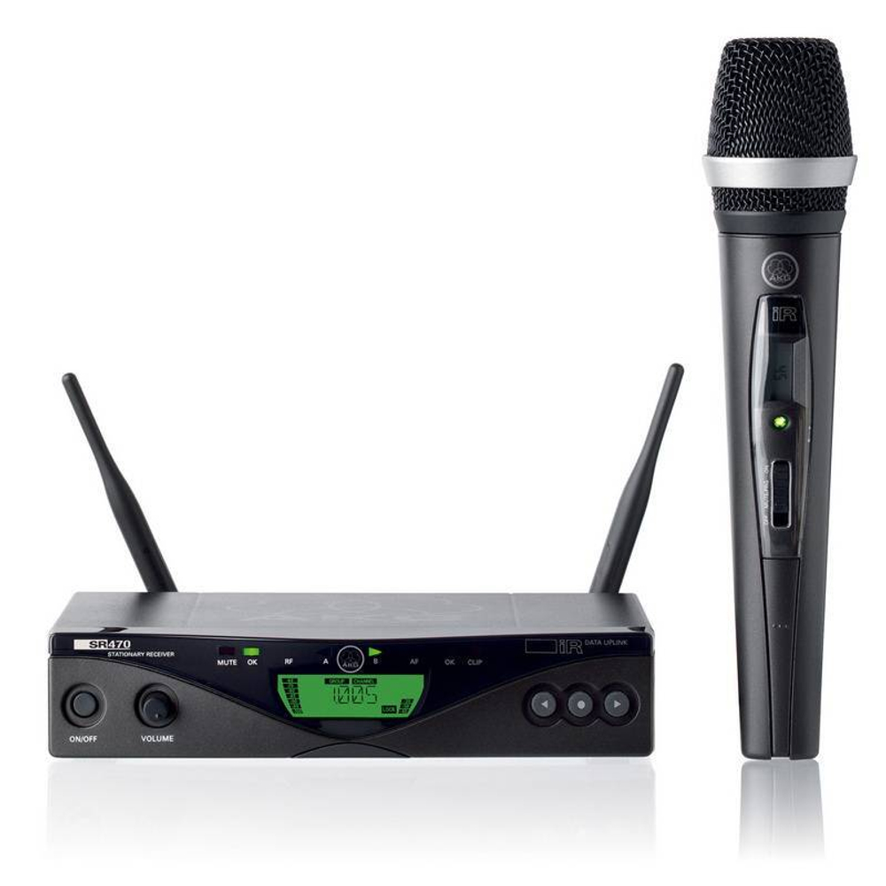 AKG WMS470 VOCAL SET D5 BD8 (570-600) - радиосистема с 'ручным' передатчиком с динамическим капсюлем D5