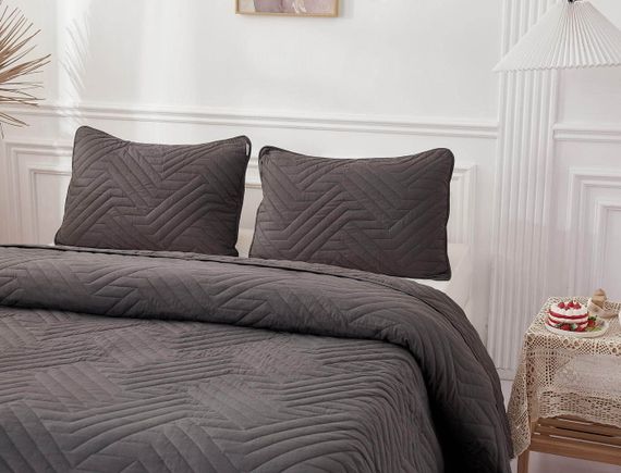 Мориц (антрацит) Покрывало 160х220