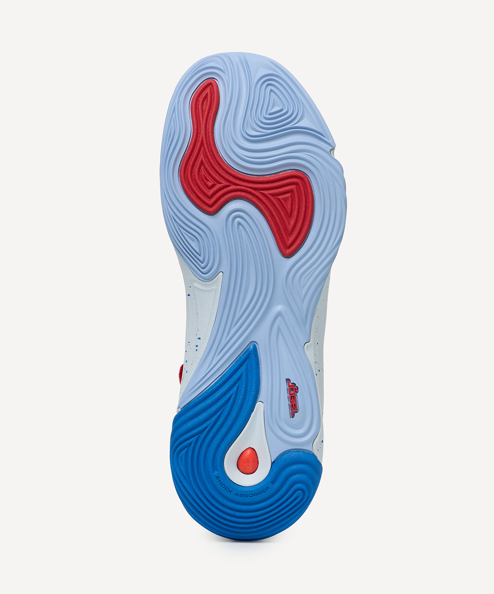 Кроссовки баскетбольные JÖGEL Contest, голубой/красный