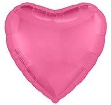 Сердце 80 см "Розовый пион"