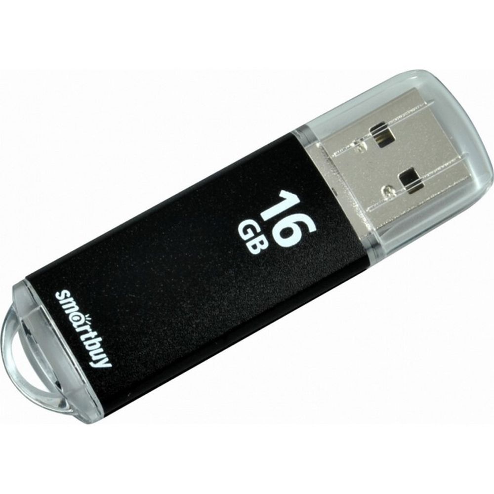 USB карта памяти 16ГБ Smart Buy V-Cut (черный)