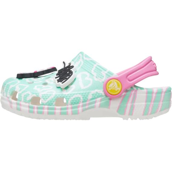 Crocs Classic Clog 'Party Animals Cheetah Pistachio'