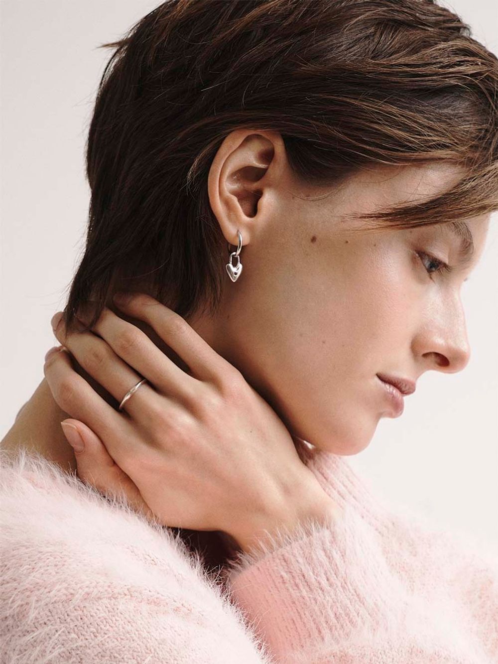 Подвеска Замочек на шнурке