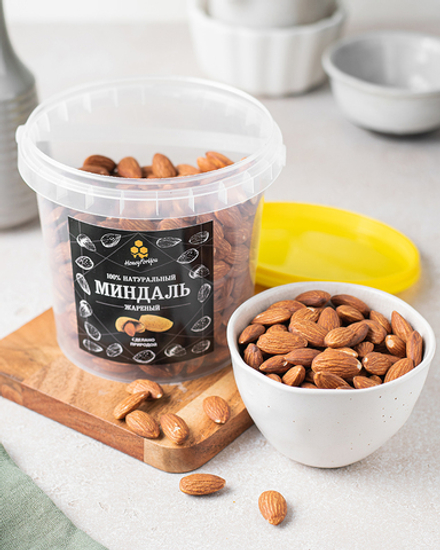 Миндаль жареный HoneyForYou, 600 грамм