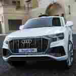 Детский электромобиль "AUDI Q8" 12V, белый