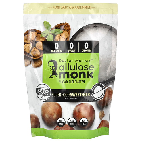 Dr. Murray's, Allulose Monk, заменитель сахара, 454 г (16 унций)