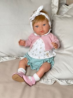 Кукла Реборн Marina and Pau 45cм Alina мягконабивная (M3002)