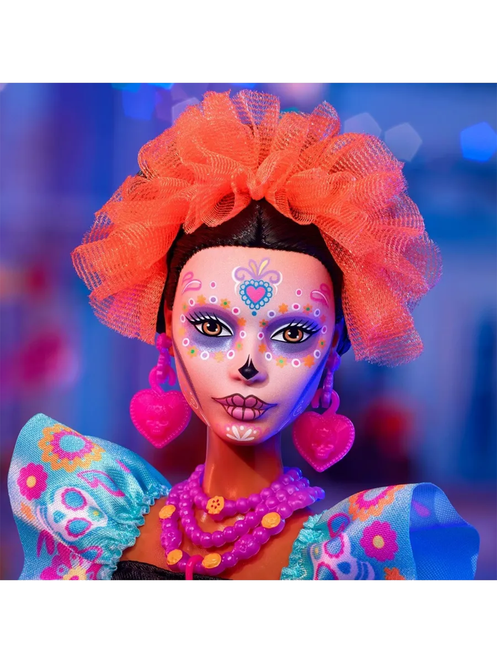 Барби Dia de Muertos HRM72, коллекционная кукла в стиле Дня мертвых