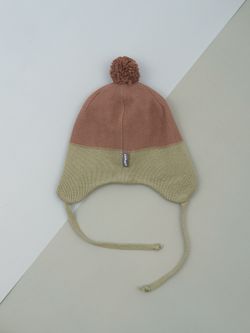 Шапка вязаная хлопковая (Кофейный хлопок) БОН-БОН