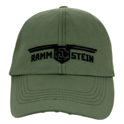 Бейсболка Rammstein хаки