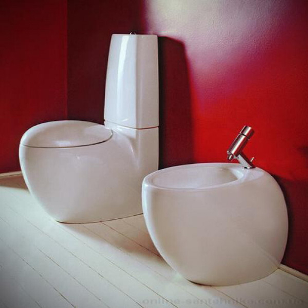 Унитаз-компакт Laufen Alessi 8.2697.1.400.275.1+8.9297.1.000.000.1+8.2297.6.400.000.1