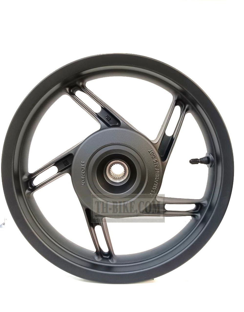 42650-KWN-710ZB, (42650-KWN-711ZB) WHEEL SUB ASSY., RR. *NH303M*. rear wheel Honda PCX. (NH303M MAT AXIS GRAY METALLIC)