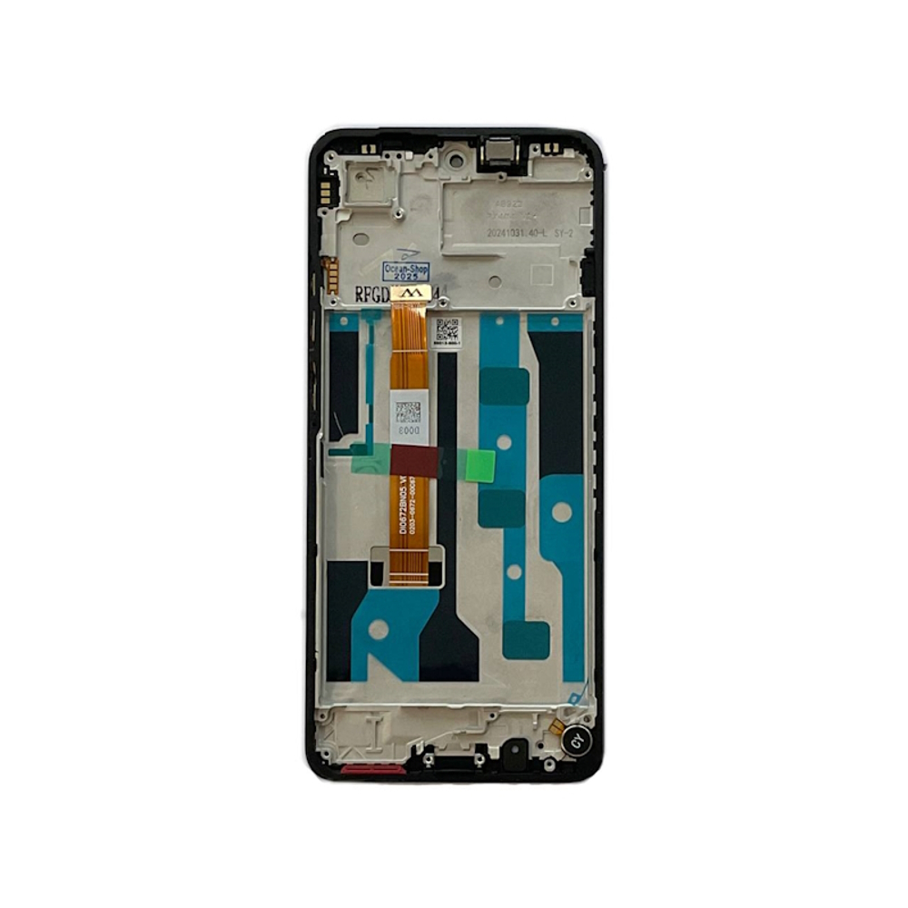Дисплей для Realme C75 4G (RMX3941) с рамкой Черный - OR X-Lux