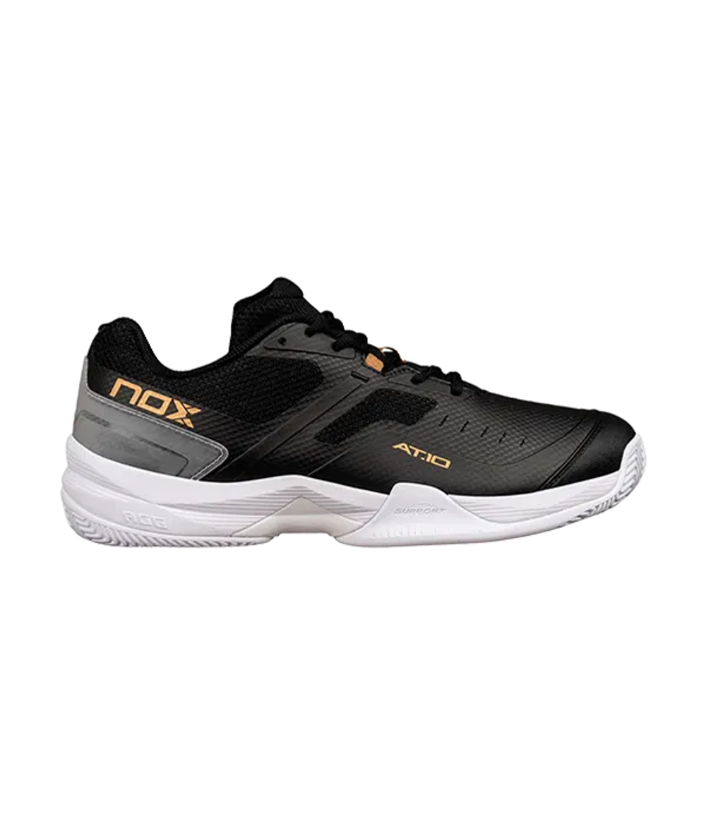 NOX AT10 PRO Черные-Золотые кроссовки