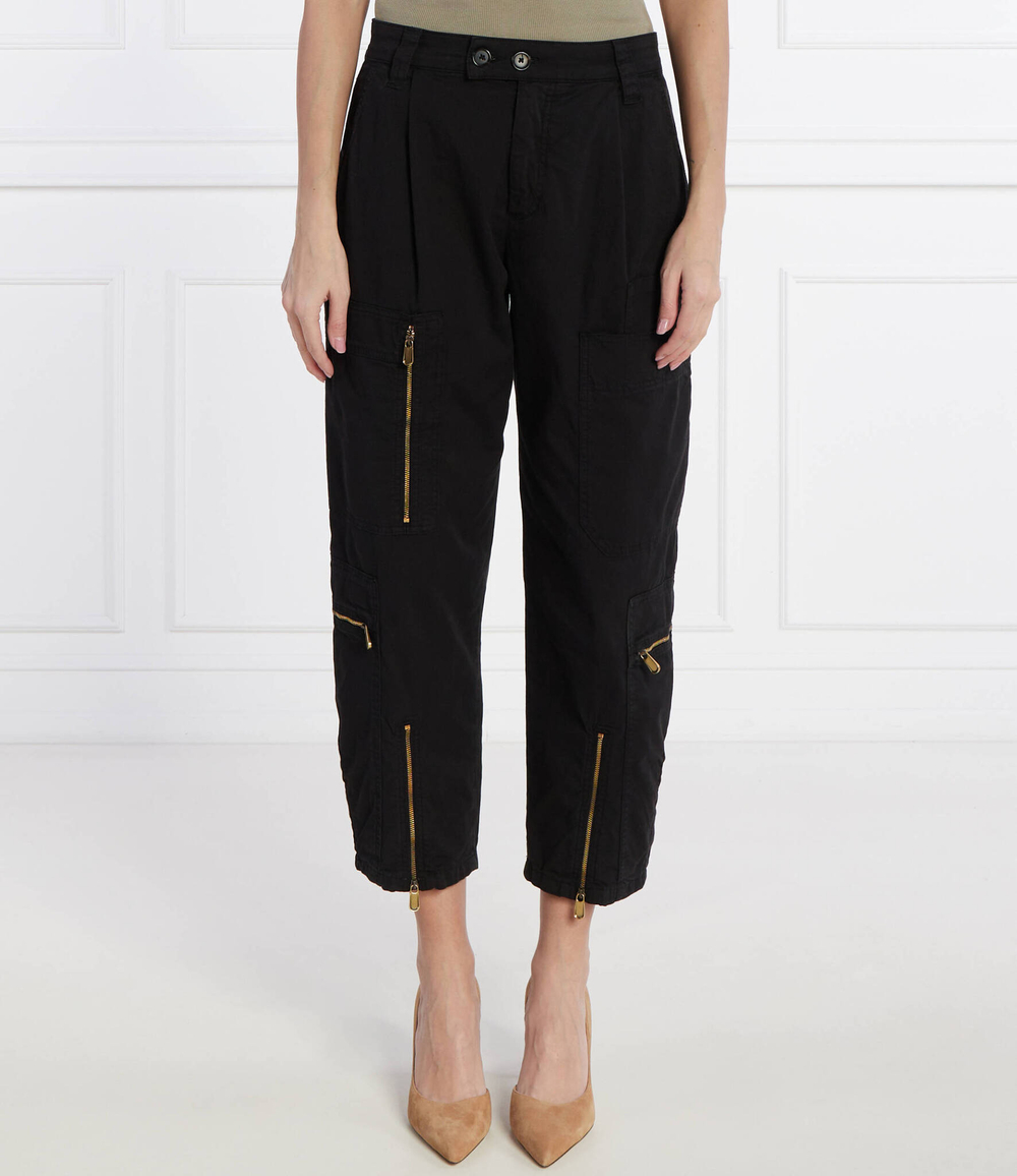 Джинсовые штаны карго Pinko - черный(102947 A1M4)