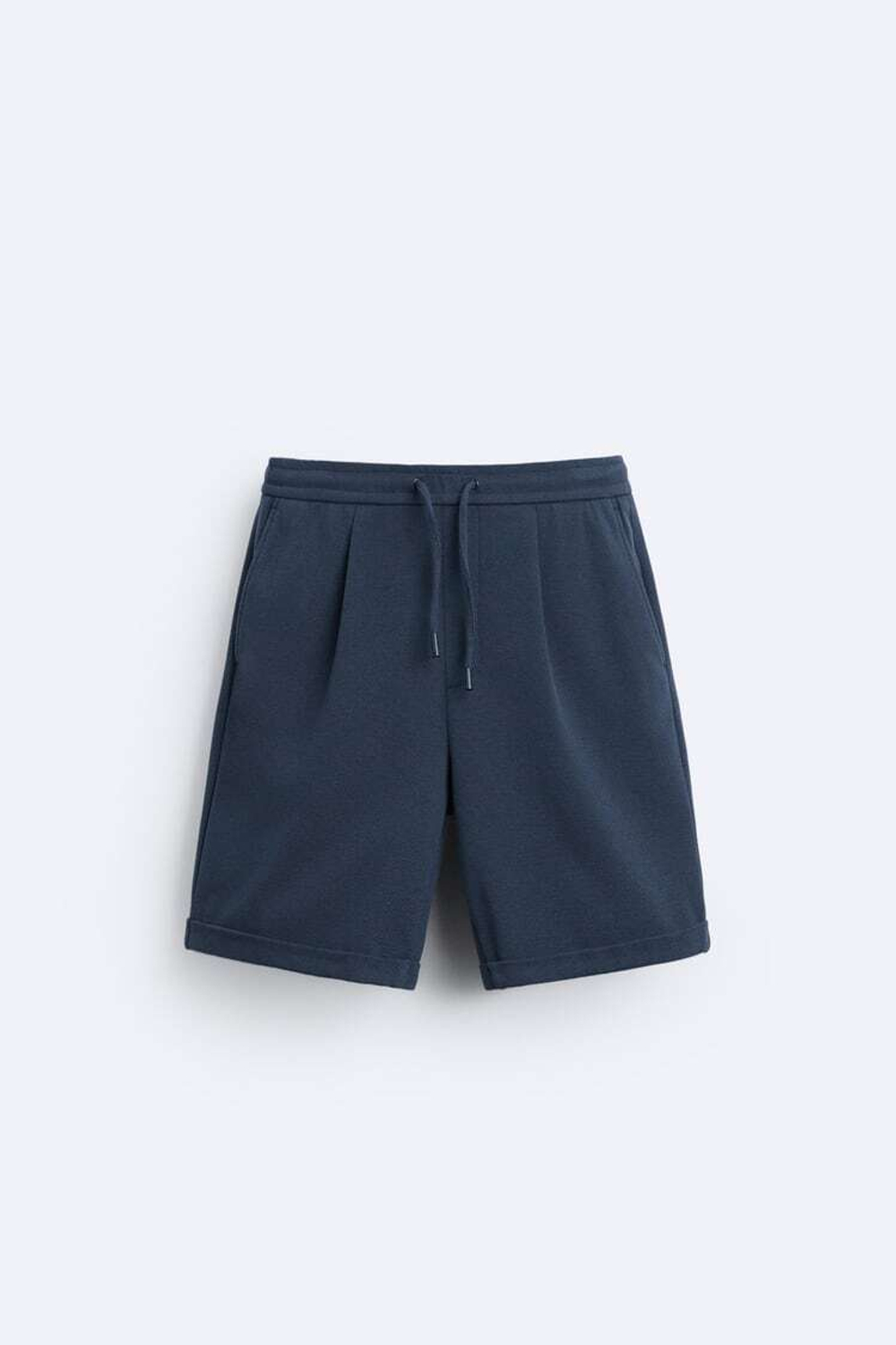 ZARA ШОРТЫ КОМФОРТНОЙ ПОСАДКИ, СИНИЙ