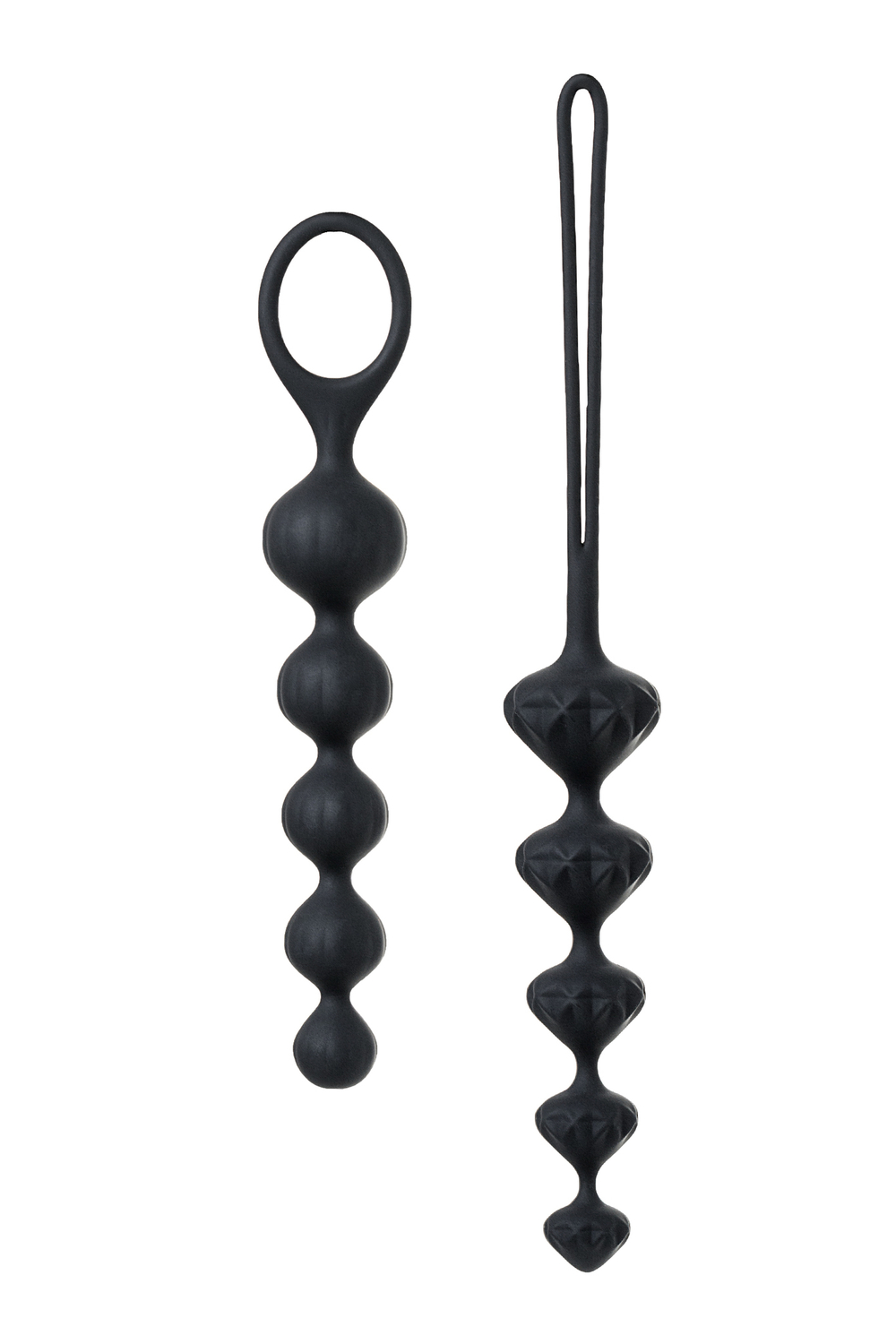 Набор анальных цепочек Satisfyer Beads, силикон (черный)