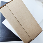 Коробка упаковочная, тип - ж, самосборная, плотный гафрированный картон