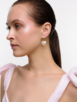 Серьги "Heart ball" Gold