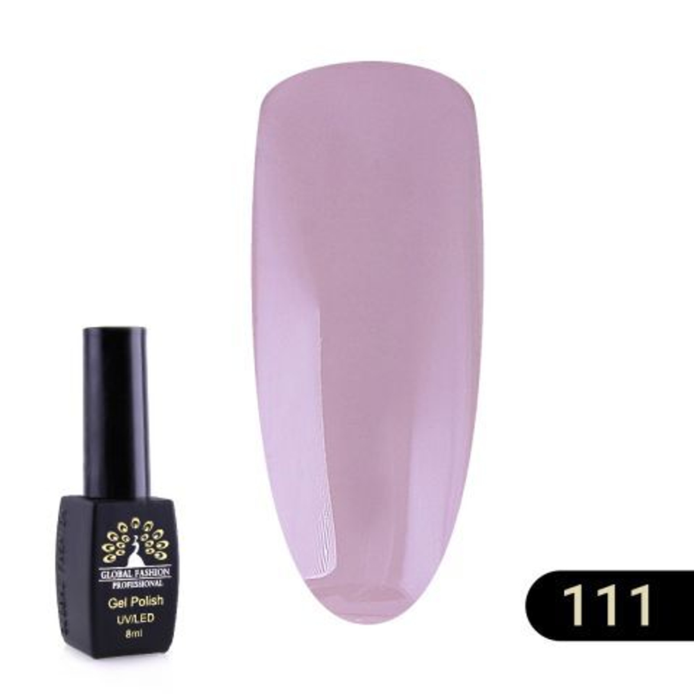 Гель лак BLACK ELITE 111, Global Fashion 8 мл