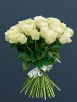 Розы белые 51 шт