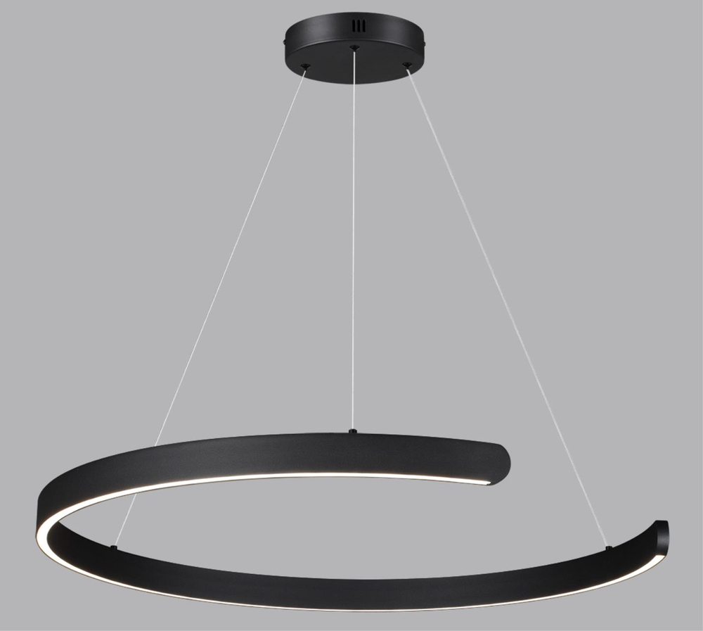 6534/57L LEDIO LN26 265 чёрный Светильник подвесной LED 57W  3000/4000/6000К 220V INDIE