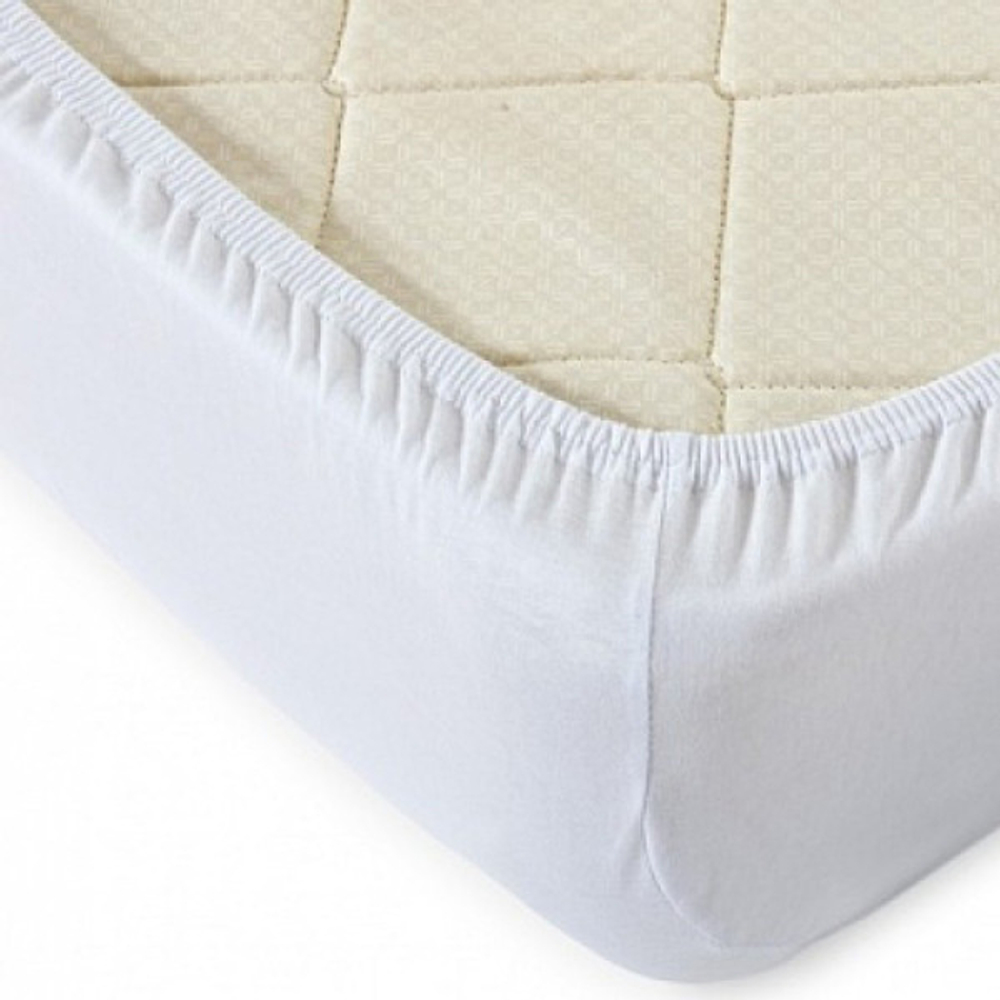 Простыня трик. на резинке 140*200*20 Белый ТГ