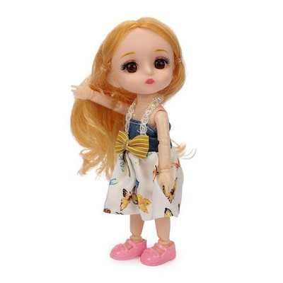 Кукла классическая 22см с аксесс., пакет 3396-19