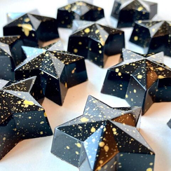 593 | Форма для шоколадных конфет "Звезда" (275*175 мм)